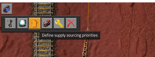 supply source priorities menu